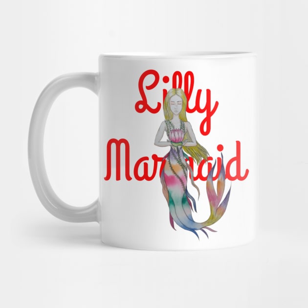 Beautiful lilly marmaid by Mkt design